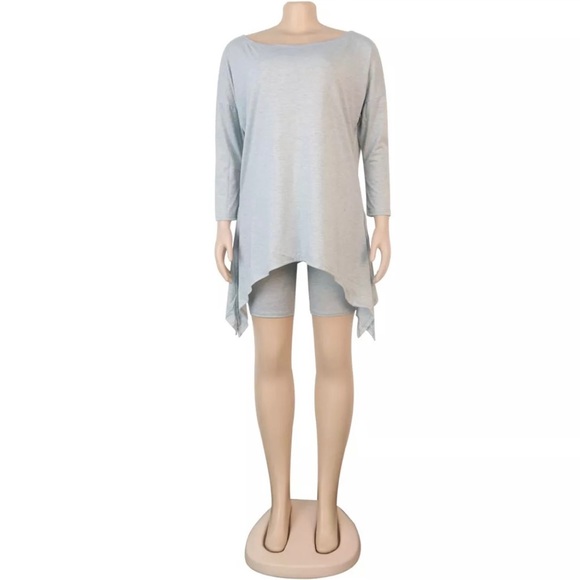 🤍SHOULDER BREEZE🤍 2pcs (short) Gray - Picture 4 of 5